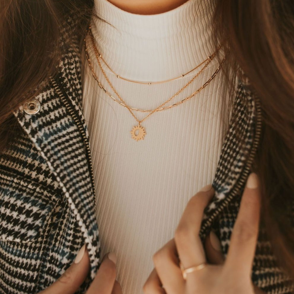 Madeline Gold Filled Paperclip Necklace