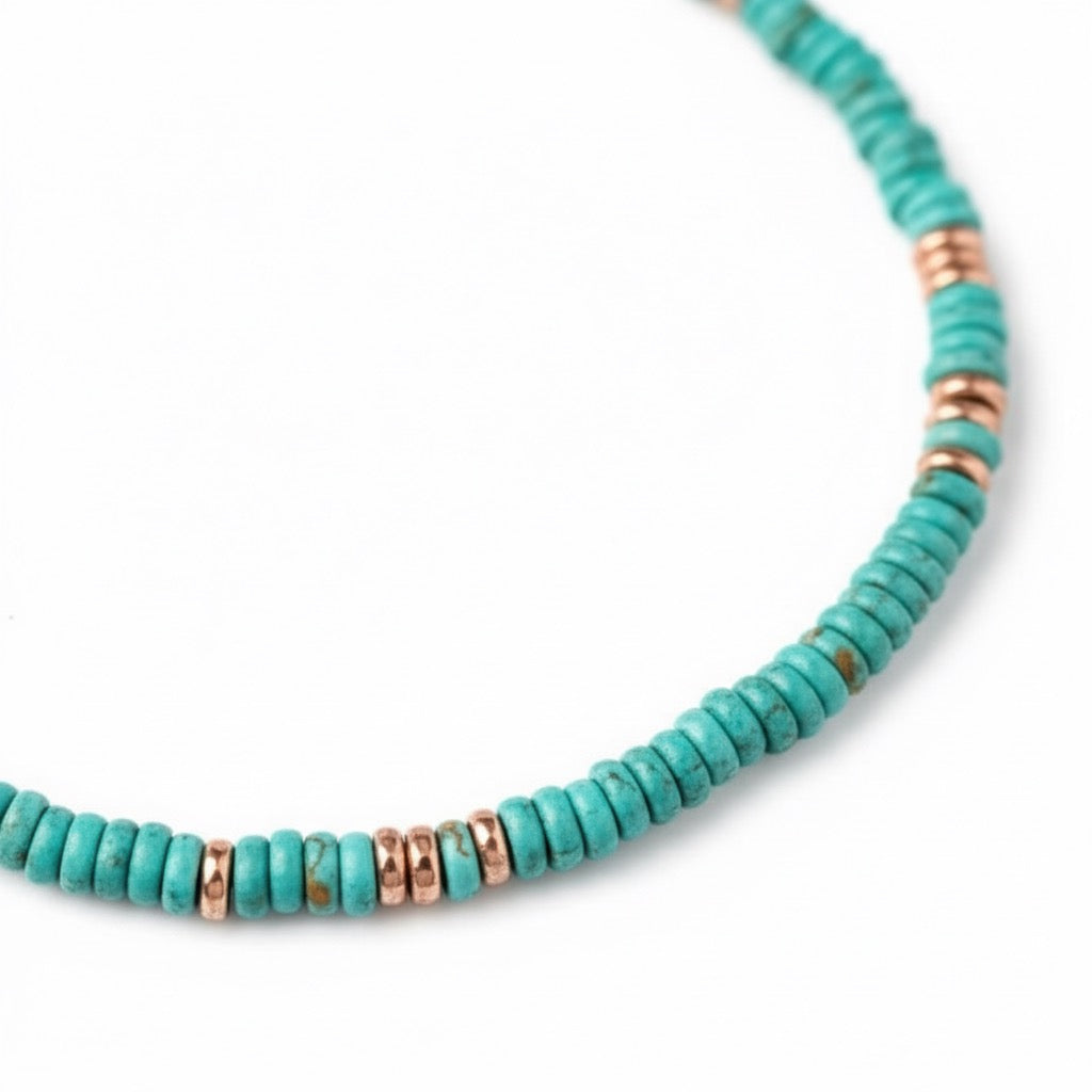 Azure Beaded Necklace