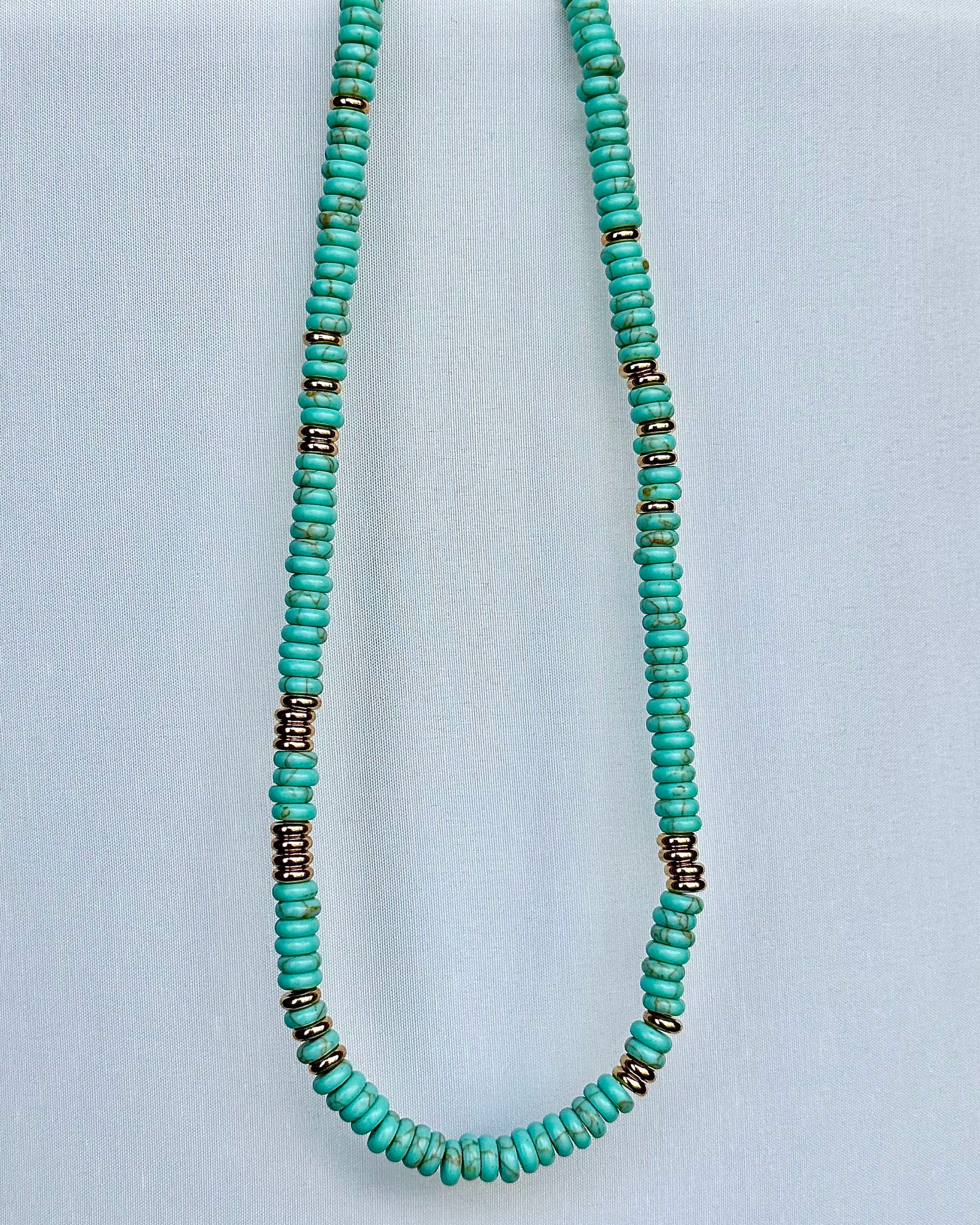 Azure Beaded Necklace