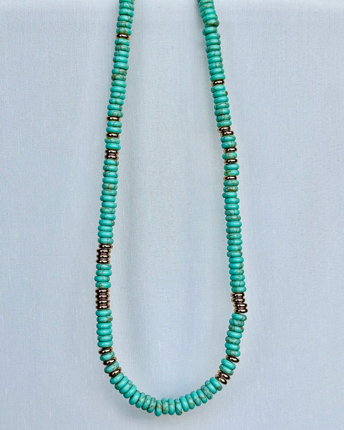 Azure Beaded Necklace