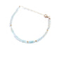 Ombre Aquamarine and Gold Bracelet