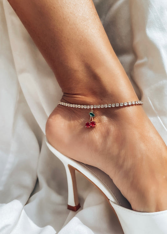 Cherry Ray Anklet