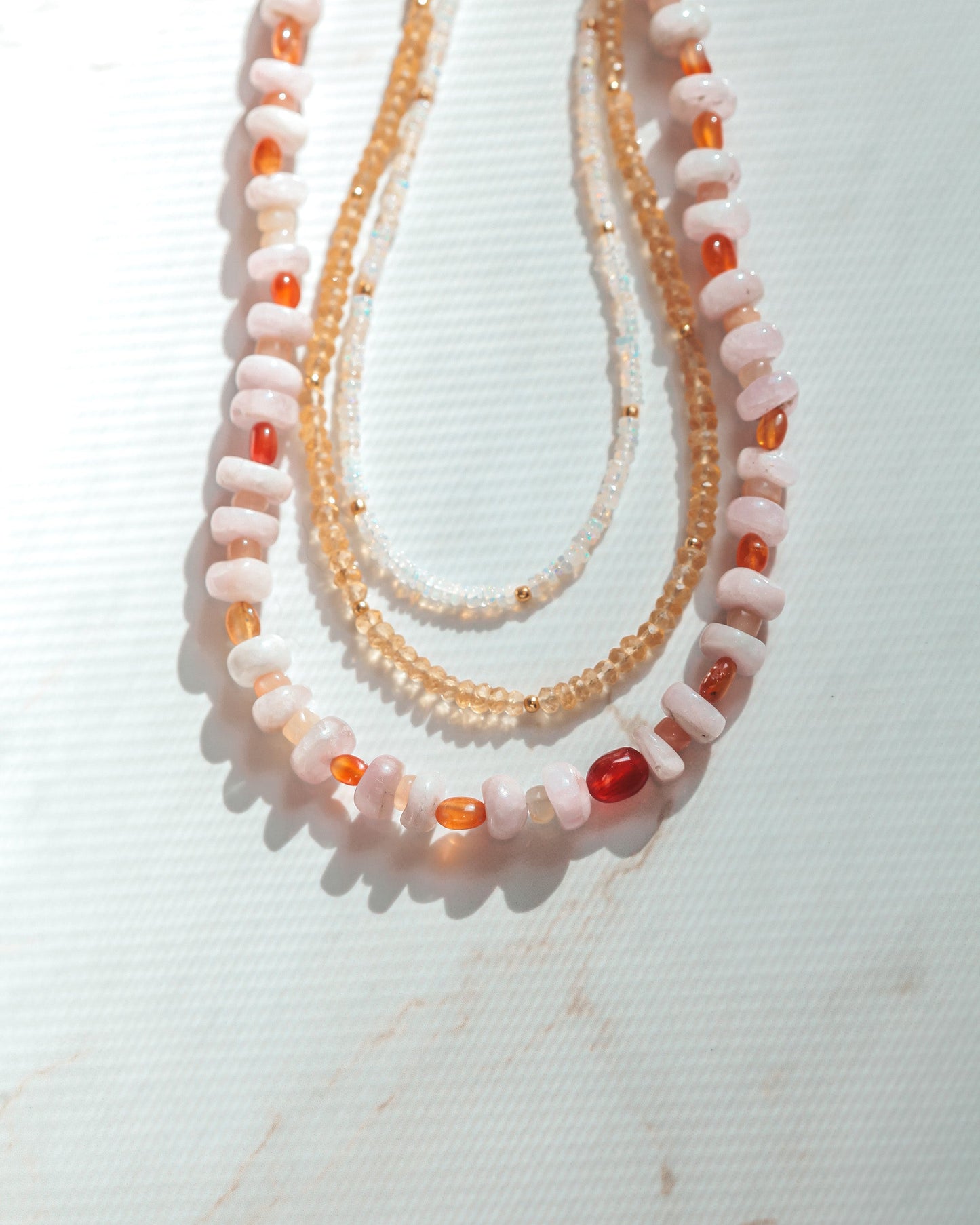 Citrine Moon Cycle Necklace