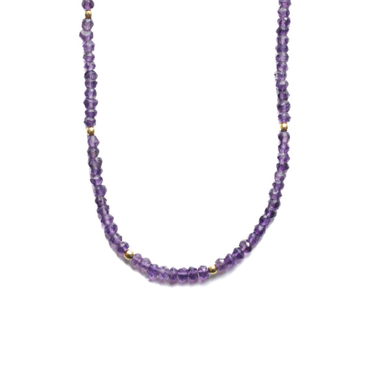 Amethyst Moon Cycle Necklace