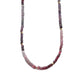 Ombre Garnet Moon Cycle Necklace