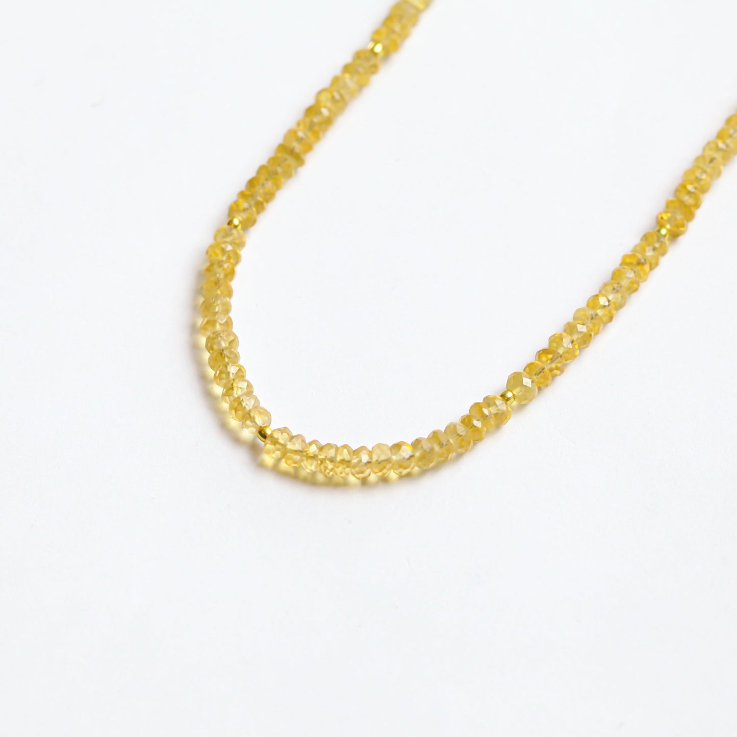 Citrine Moon Cycle Necklace