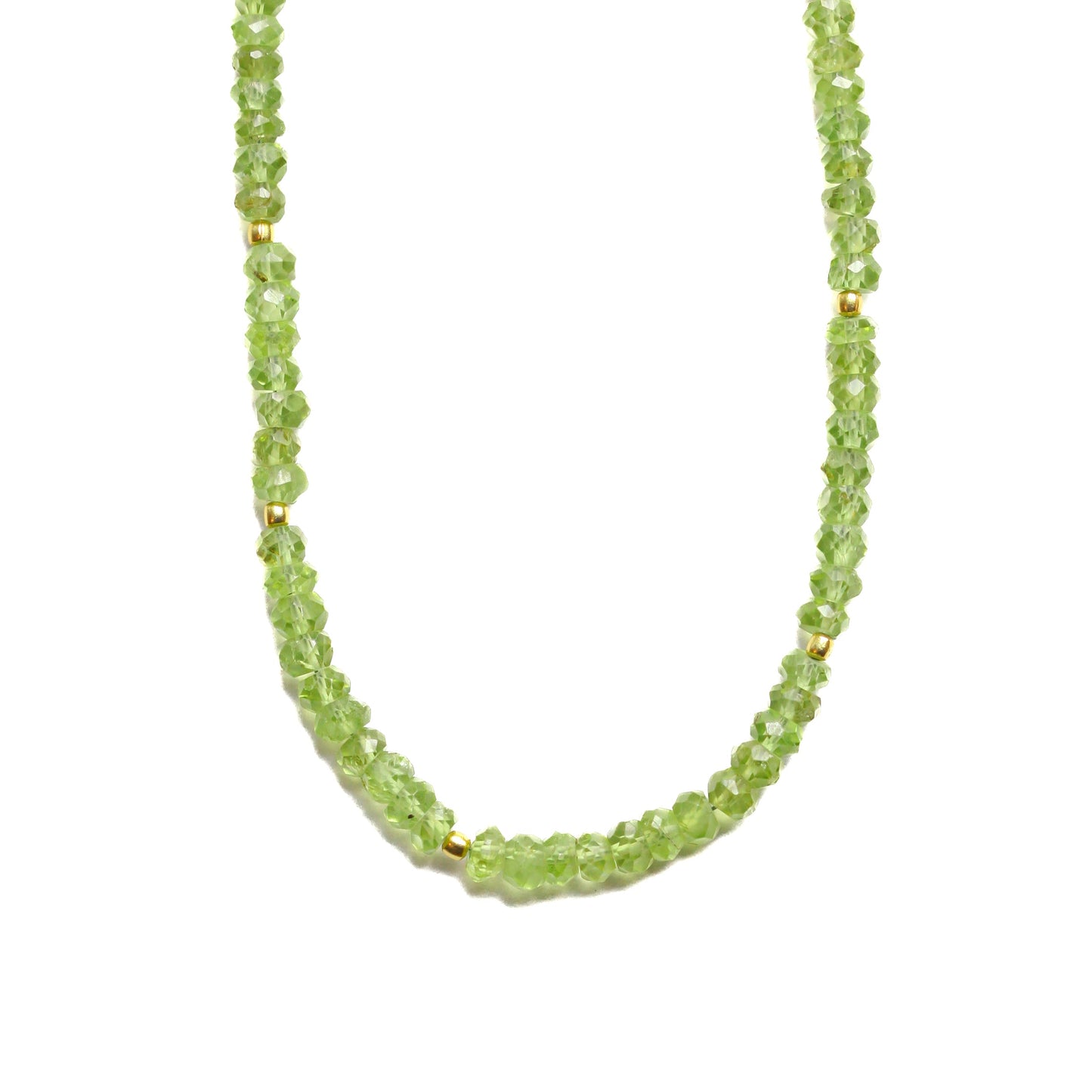 Peridot Moon Cycle Necklace