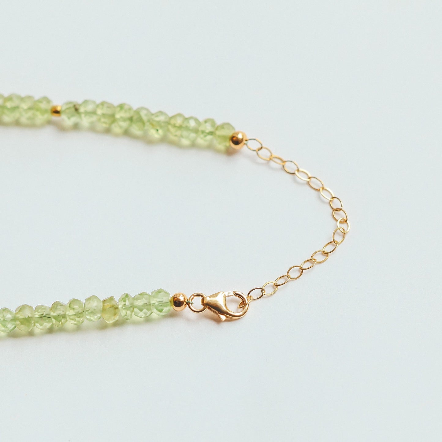 Peridot Moon Cycle Necklace