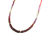 Ombre Ruby Moon Cycle Necklace