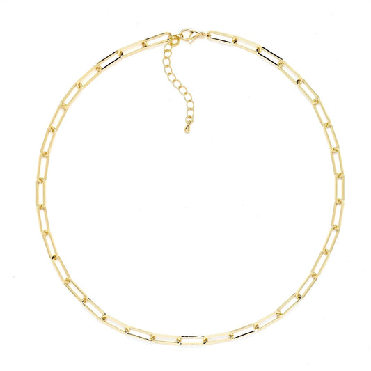 Gold Link Chain Necklace