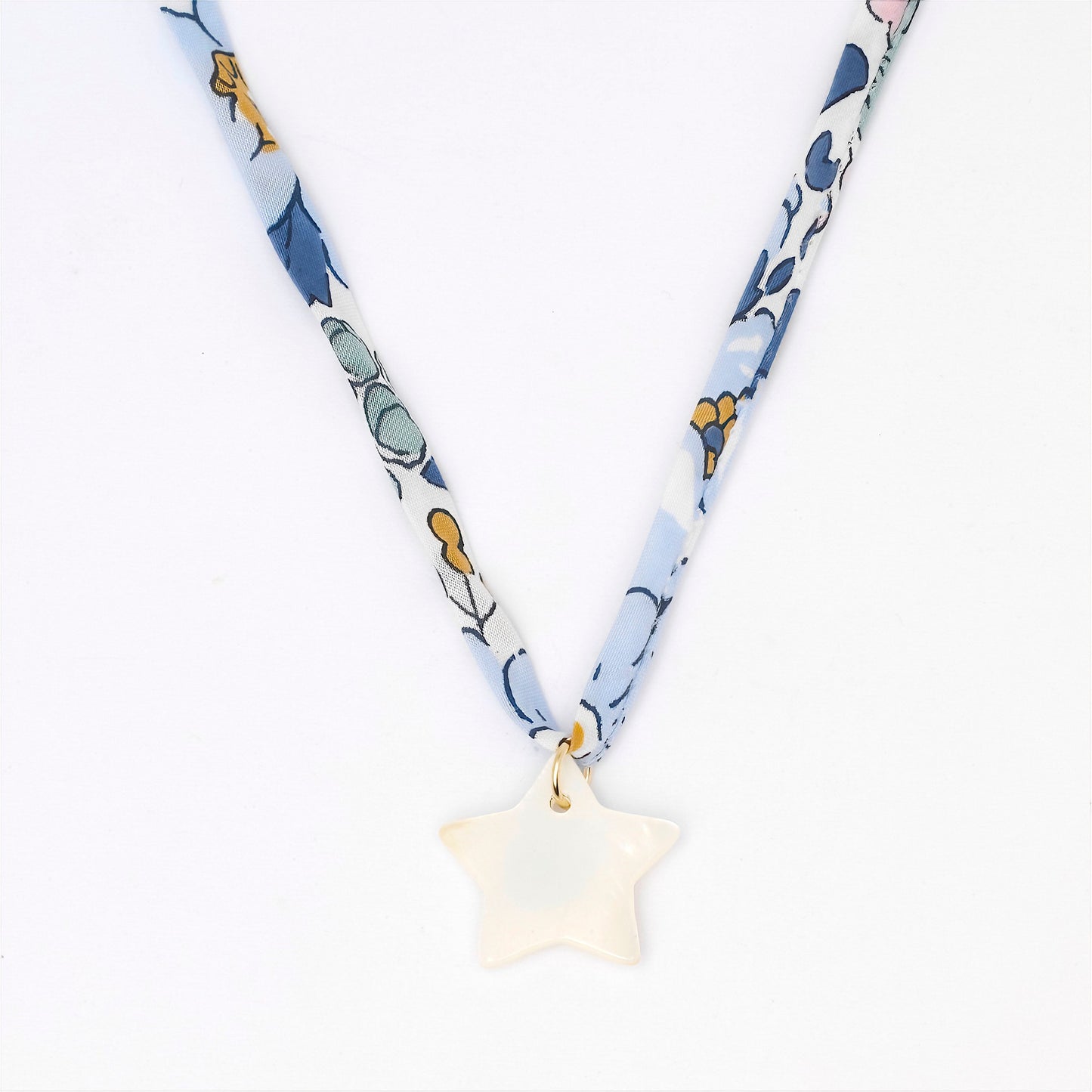 Liberty Mother of Pearl Charm Necklace