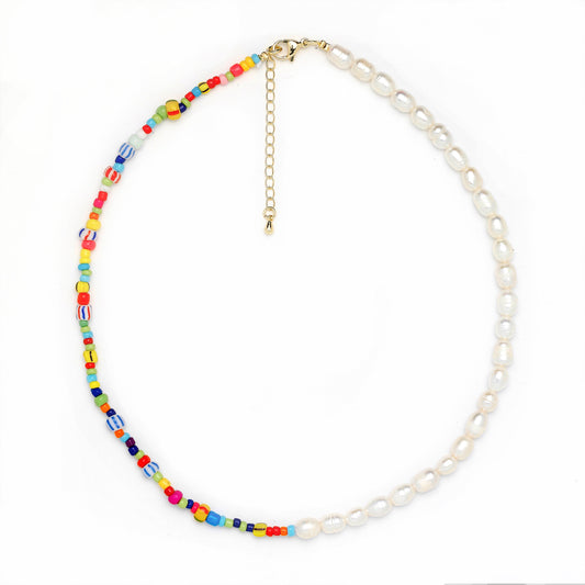 Sinclair Pearl & Bead Choker