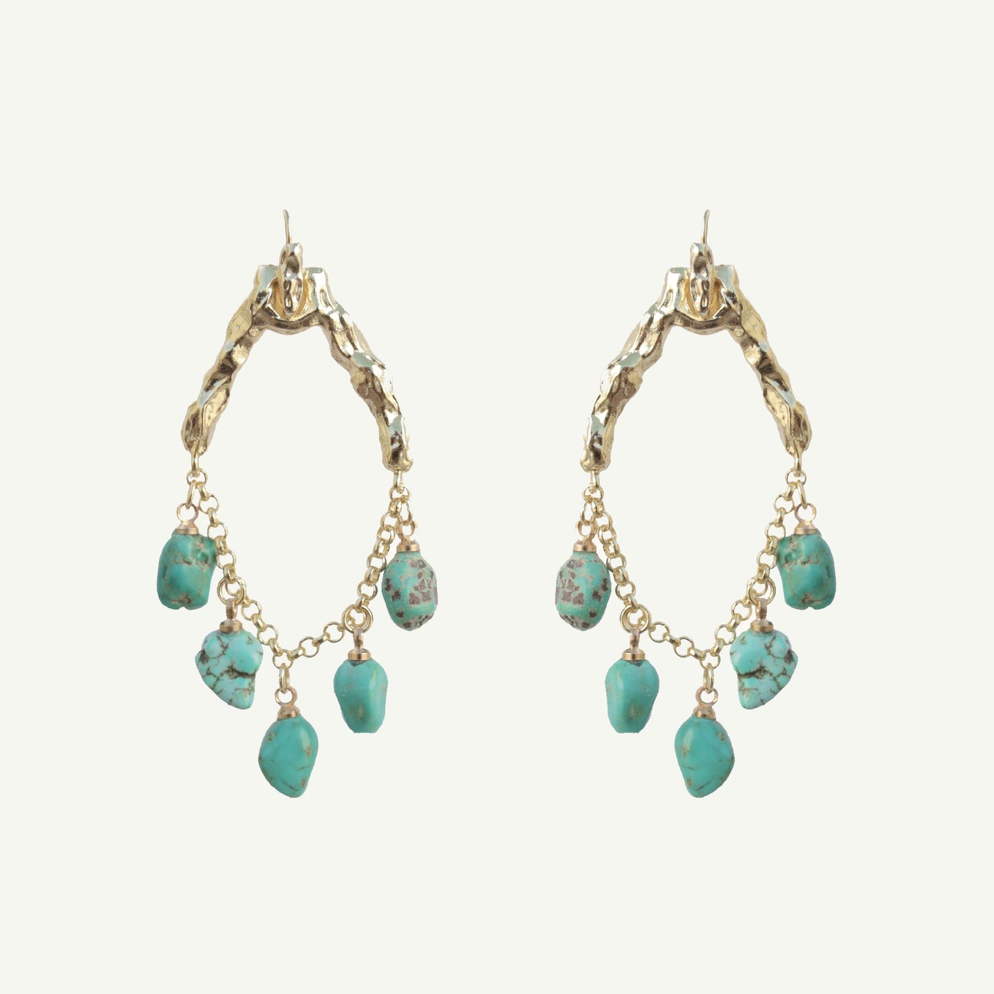 Selene Turquoise Earrings Small