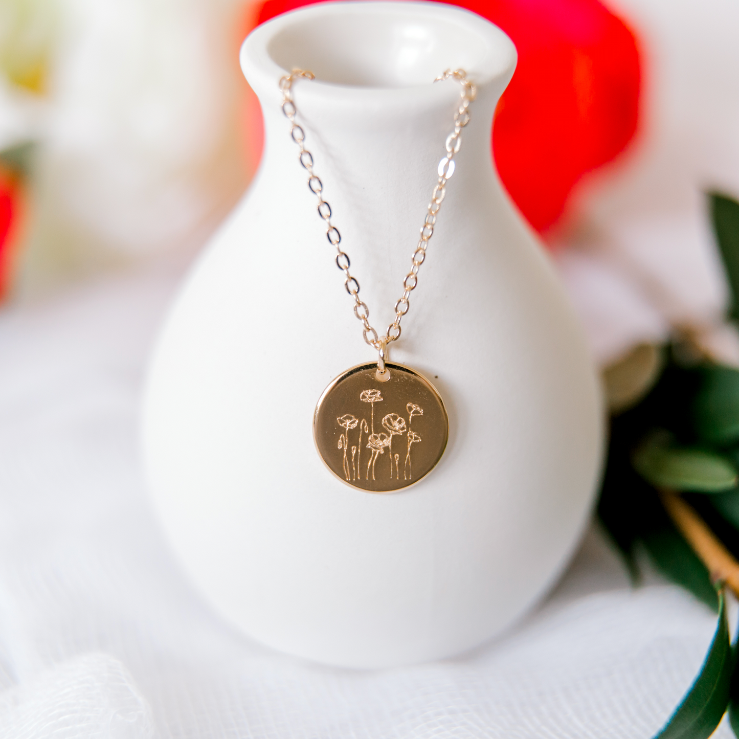 Poppy Necklace