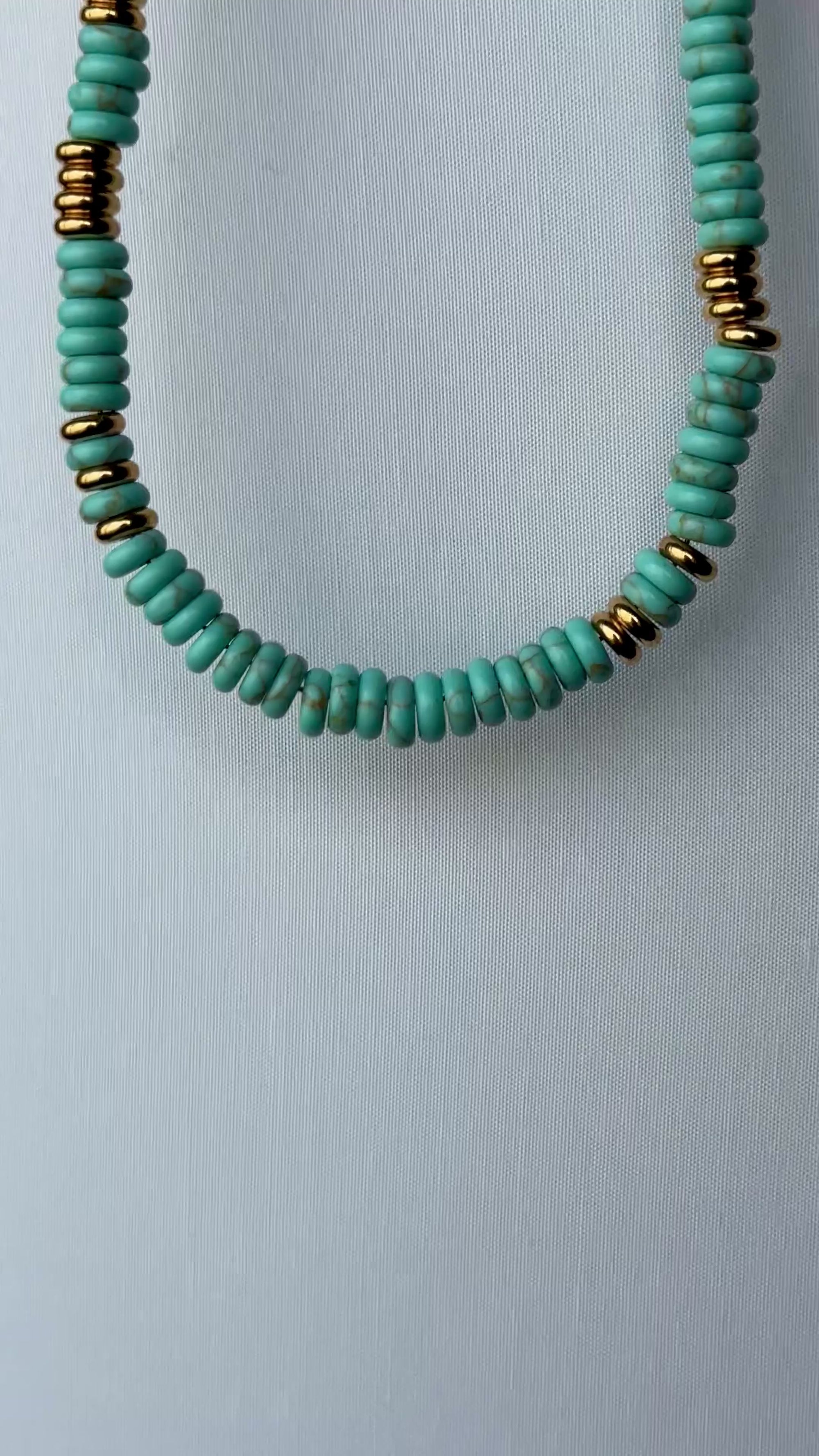 Azure Beaded Necklace